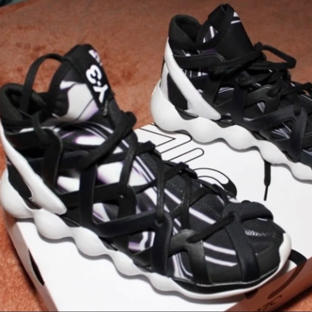 Y-3s multicolored high top KYUJO SNEAKER